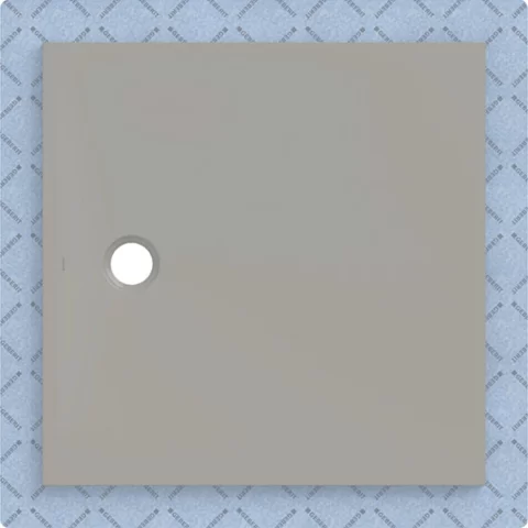 Cadita de dus Geberit CleanFloor30, 100x100x3.5 cm cu folie de hidroizolatie
