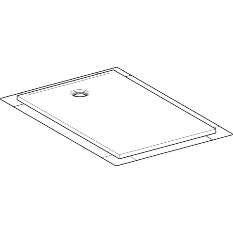 Cadita de dus Geberit CleanFloor30, 140x90x3.5 cm cu folie de hidroizolatie