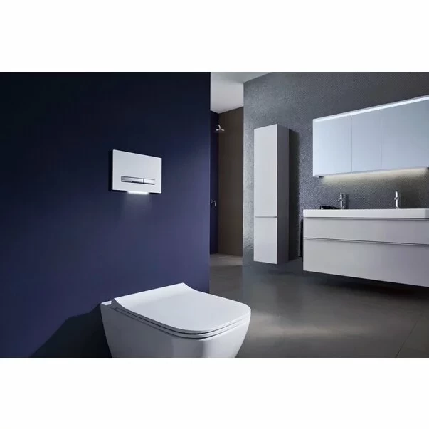 Vas wc suspendat si capac slim softclose Geberit Smyle Square Rimfree