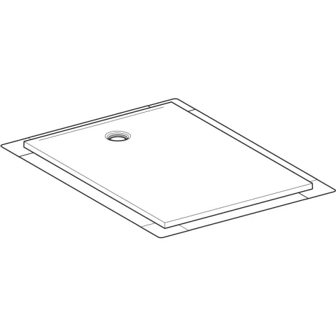 Cadita de dus Geberit CleanFloor30, 140x100x3.5 cm cu folie de hidroizolatie