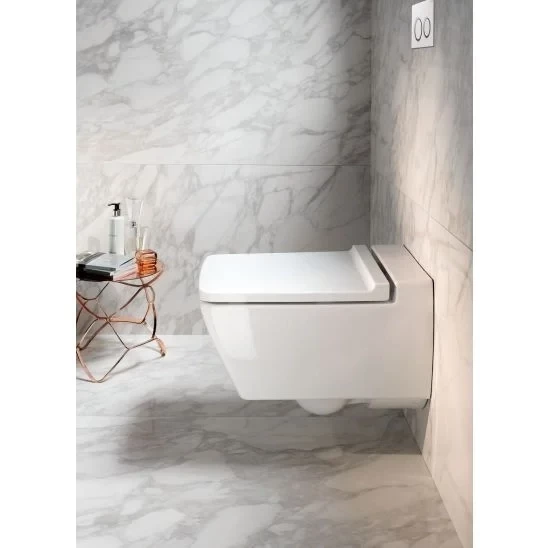 Vas wc Geberit Xeno2 suspendat fără margine alb 