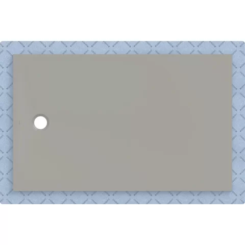 Cadita de dus Geberit CleanFloor30, 160x100x3.5 cm cu folie de hidroizolatie