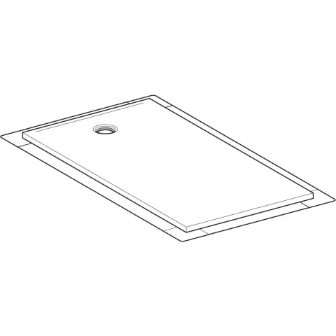 Cadita de dus Geberit CleanFloor30, 170x90x3.5 cm cu folie de hidroizolatie