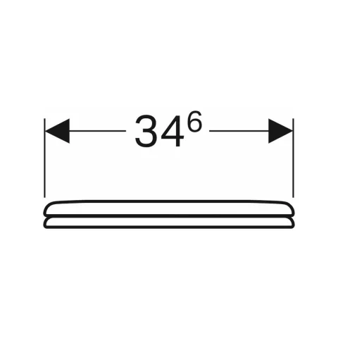 Capac wc Geberit Bambini pentru copii alb