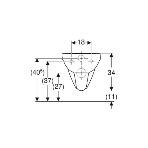 Vas wc Geberit Selnova Comfort suspendat pentru persoane cu dizabilități alb
