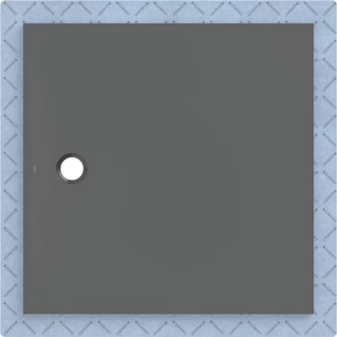 Cadita de dus Geberit CleanFloor30, 120x120x3.5 cm cu folie de hidroizolatie
