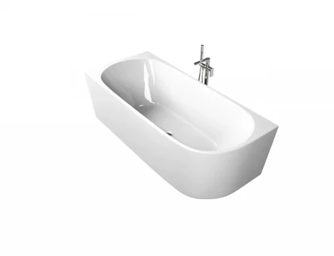 Cada SOLVA Freestanding din Acryl, Montaj Stanga, 180x80x56 cm