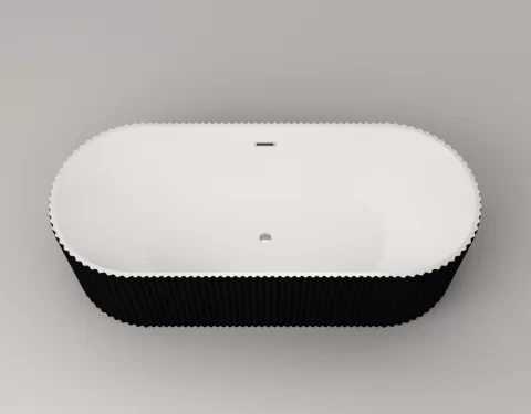 Cada freestanding VELLORA Black 170x80