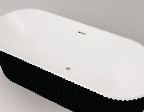 Cada freestanding VELLORA Black 170x80