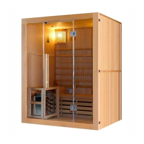 Sauna finlandeza Sanotechnik Riga 3 persoane, 150x120xH200 cm
