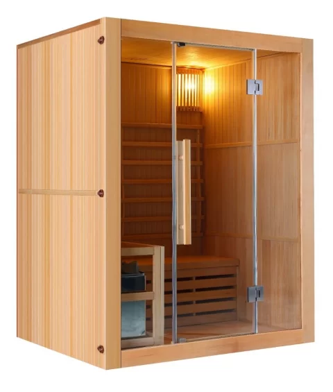 Sauna finlandeza Sanotechnik Riga 3 persoane, 150x120xH200 cm
