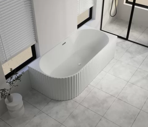 Cada freestanding BALI, dreapta, 170x80x56 cm