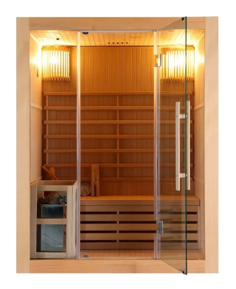 Sauna finlandeza Sanotechnik Riga 3 persoane, 150x120xH200 cm