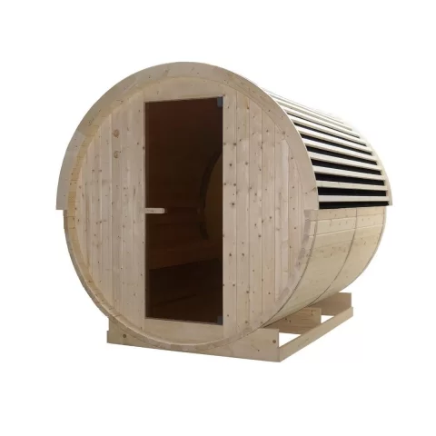 Sauna Finalndeza NYBORG L pentru exterior, 195 x 245 x 195cm