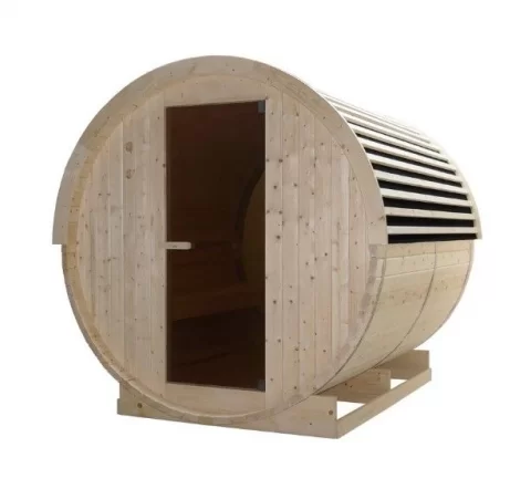 Sauna Finalndeza NYBORG L pentru exterior, 195 x 245 x 195cm