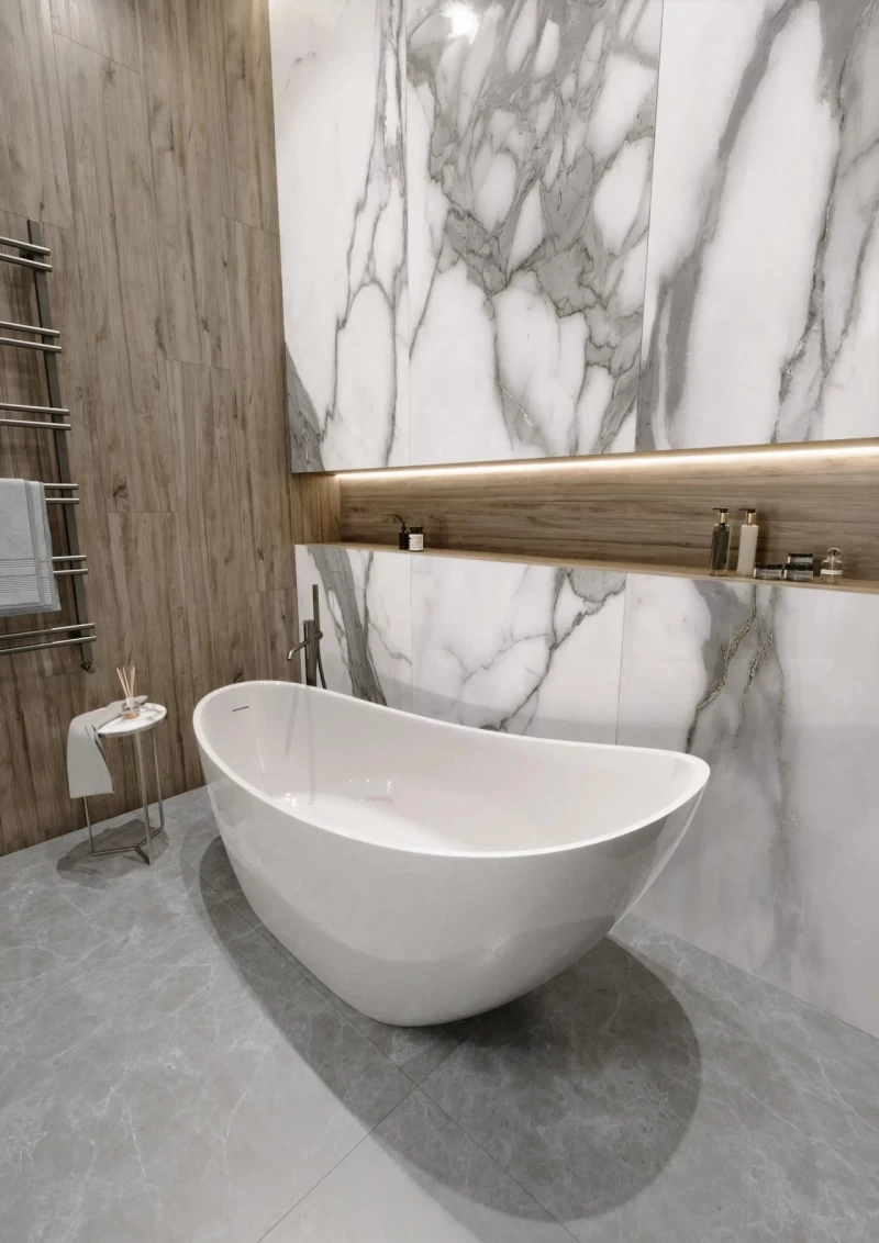 Cada din compozit alba mata Marina