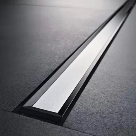 Canal Uniflex Sistem Instalare dus 900 MM,Scurgere orizontala,Picioare si Sifon