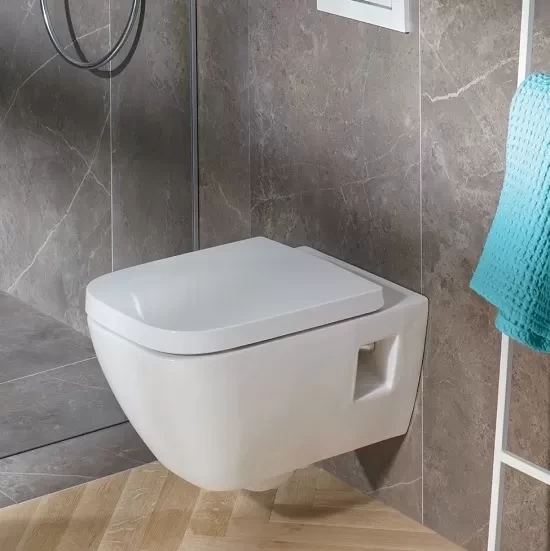 Capac vas wc soft close dreptunghiular Geberit Selnova Square
