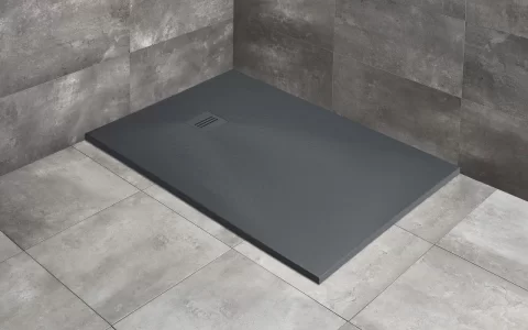 Cadita dus dreptunghiulara Radaway Kyntos F 100 x 90 x H3 cm, decupabila