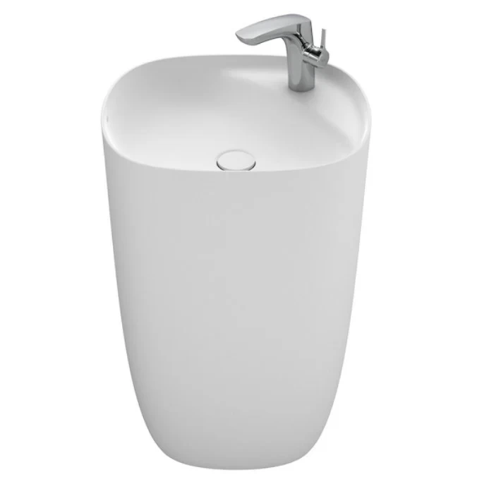 Lavoar baie freestanding, alb mat Roca Beyond 50x45 cm