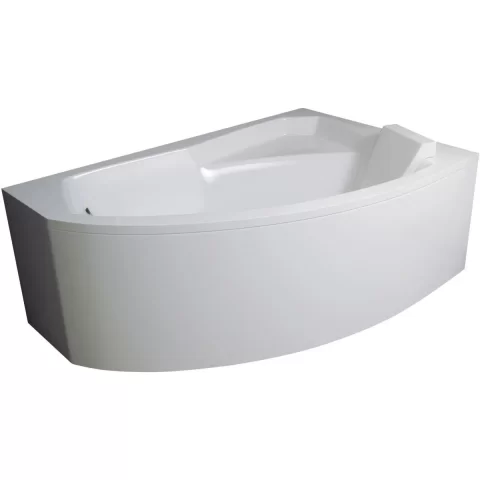 Cada de colt Besco Rima 170x110 cm partea dreapta alb
