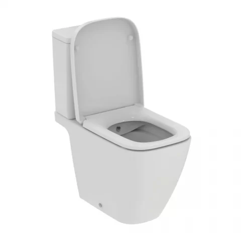 Vas WC pe pardoseala Ideal Standard i.life B cu functie bideu alb rimless