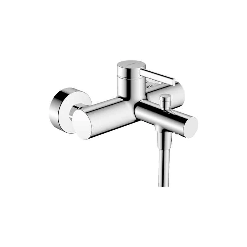 Baterie cada si dus Hansgrohe Zesis S, montaj pe perete, crom