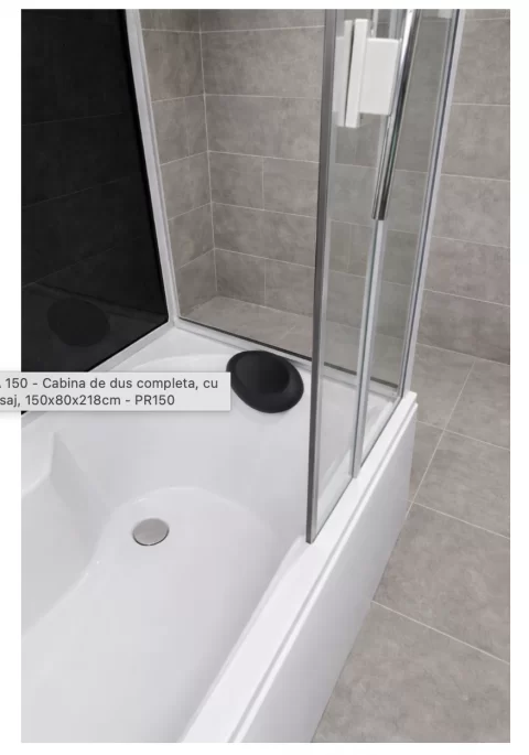 Cabina dus completa hidromasaj Sanotechnik Nevada 150x80xH218 cm