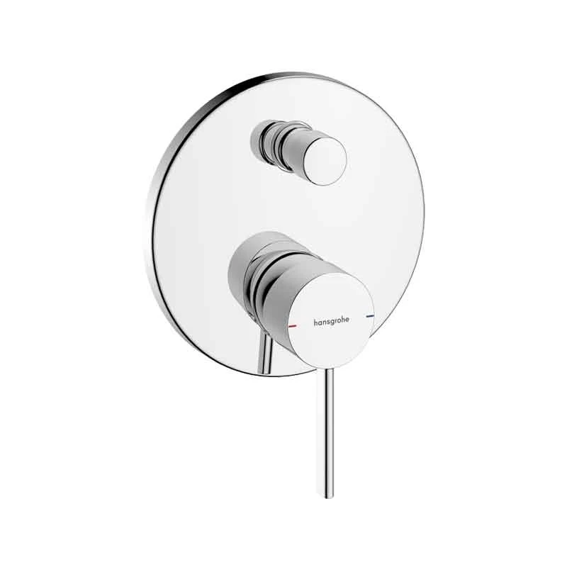 Baterie cada si dus Hansgrohe Zesis S, montaj incastrat, crom