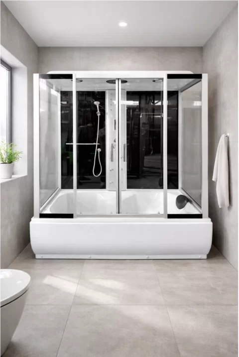 Cabina dus completa hidromasaj Sanotechnik Nevada 150x80xH218 cm