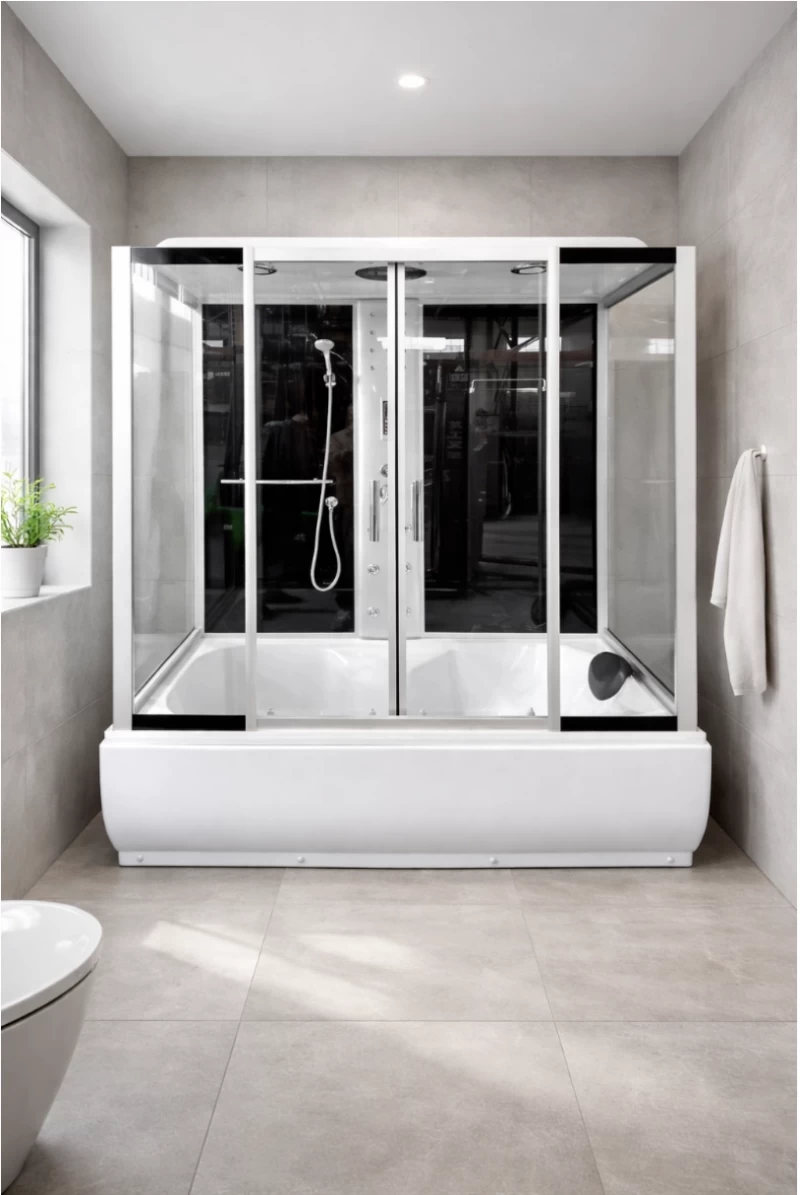 Cabina dus completa hidromasaj Sanotechnik Nevada 150x80xH218 cm
