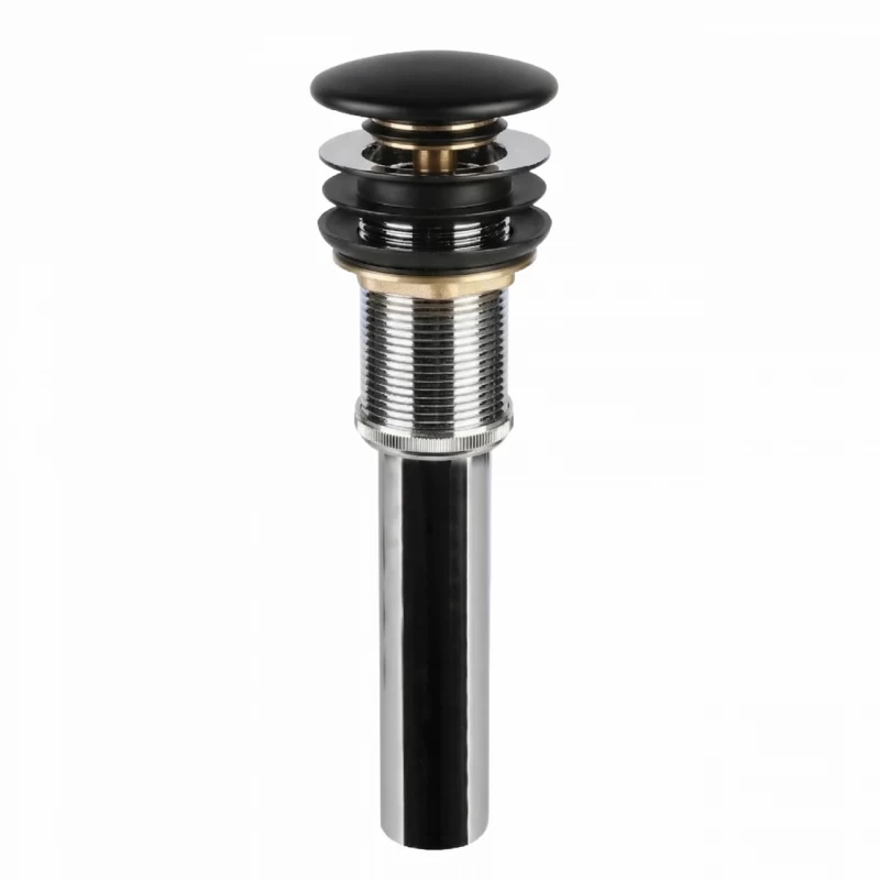Ventil lavoar tip pop-up cu capac ceramic negru mat