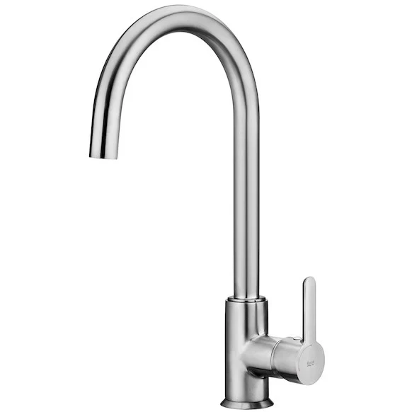 Baterie chiuveta bucatarie Roca Mencia Cold monocomanda, gri