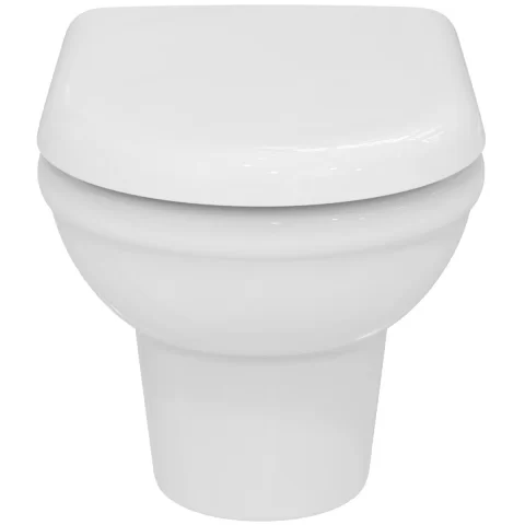 Set Vas WC suspendat si Capac Soft-Close IDS Exacto, alb