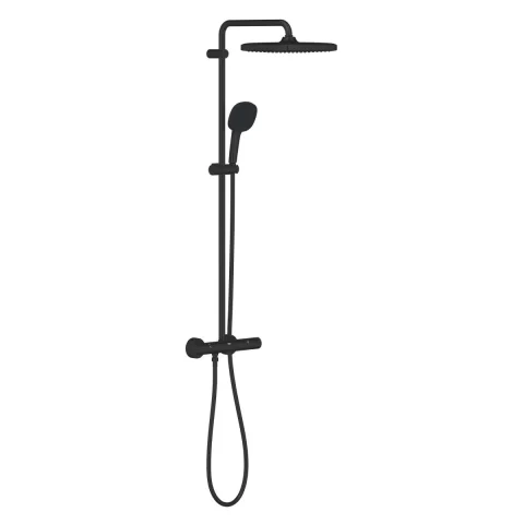 Sistem de dus cu termostat Grohe Vitalio Comfort negru