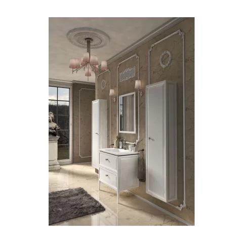 Dulap Oristo Montebianco 40x20x155 cm laterala suspendat nisip 