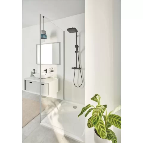 Sistem de dus cu termostat Grohe Vitalio Comfort negru