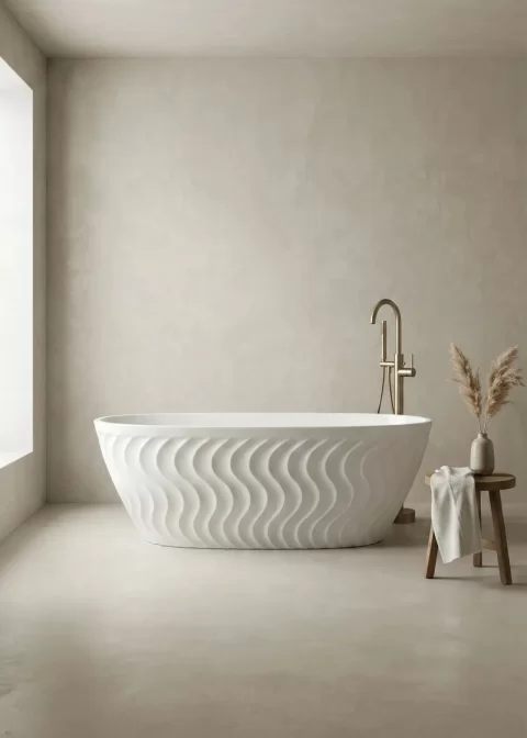 Cada freestanding din acril Eva