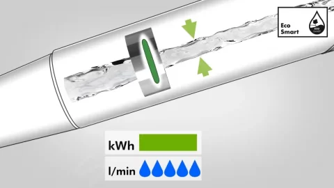 Baterie lavoar Hansgrohe Tecturis S - cu evacuare Push-Open, CoolStart, EcoSmart, negru mat