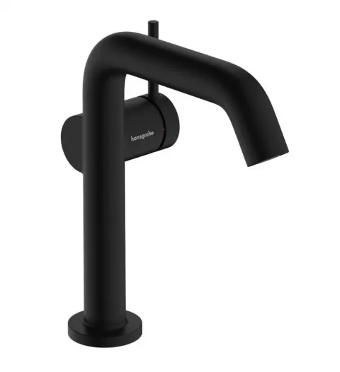 Baterie lavoar Hansgrohe Tecturis S - cu evacuare Push-Open, CoolStart, EcoSmart, negru mat