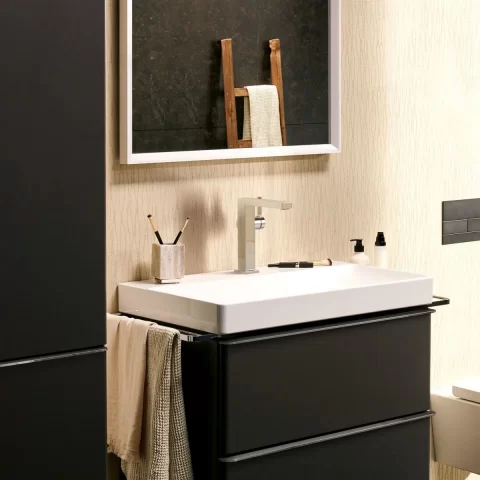 Baterie lavoar pe blat crom Hansgrohe Tecturis E