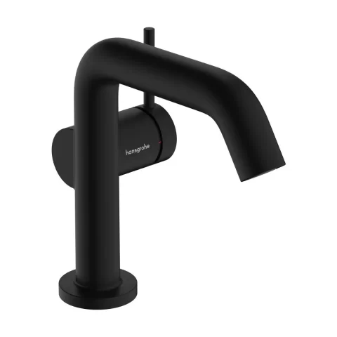 Baterie lavoar pe blat negru Hansgrohe Tecturis S