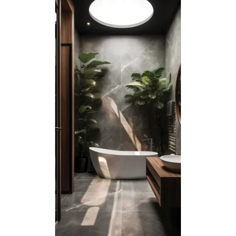 Cada freestanding Deante Arnika, 160x72 cm, acril alb lucios