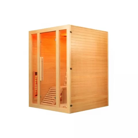 Sauna uscata OSLO, cu 2 tipuri de Incalzitoare - 150 x 150 x 200cm