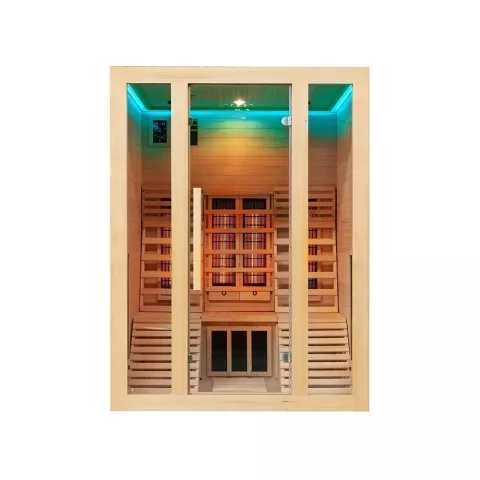 Sauna uscata OSLO, cu 2 tipuri de Incalzitoare - 150 x 150 x 200cm
