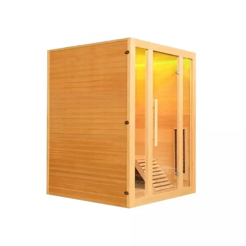 Sauna uscata OSLO, cu 2 tipuri de Incalzitoare - 150 x 150 x 200cm