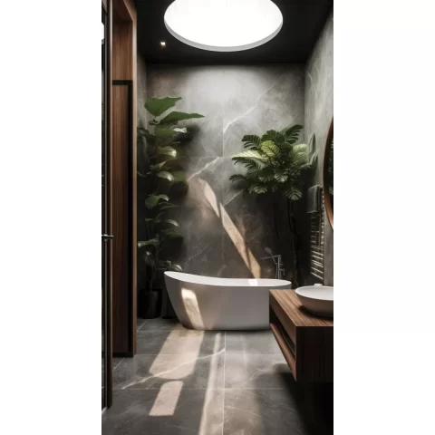 Cada freestanding Deante Arnika, 150x72 cm, acril alb lucios