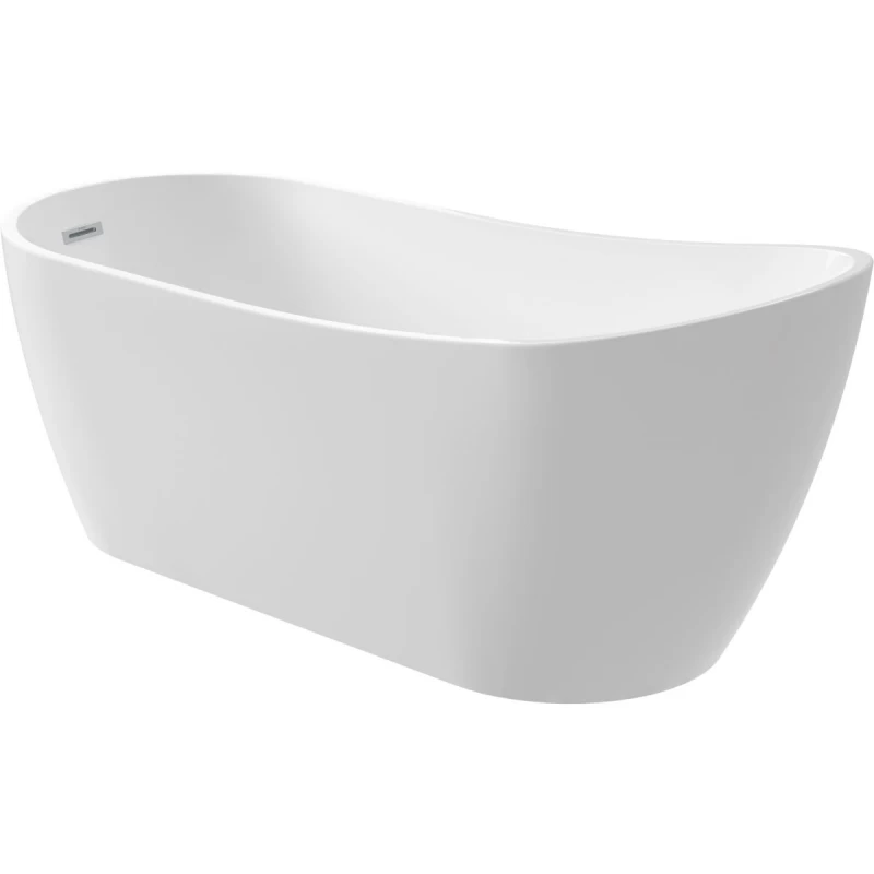Cada freestanding Deante Arnika, 160x72 cm, acril alb lucios