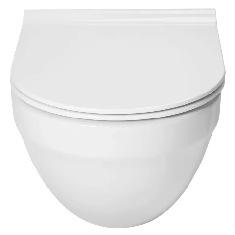 Set vas WC Roca Hebe, Rezervor Incastrat si Clapeta Roca Duplo One, Garnitura de Izolare Fonica