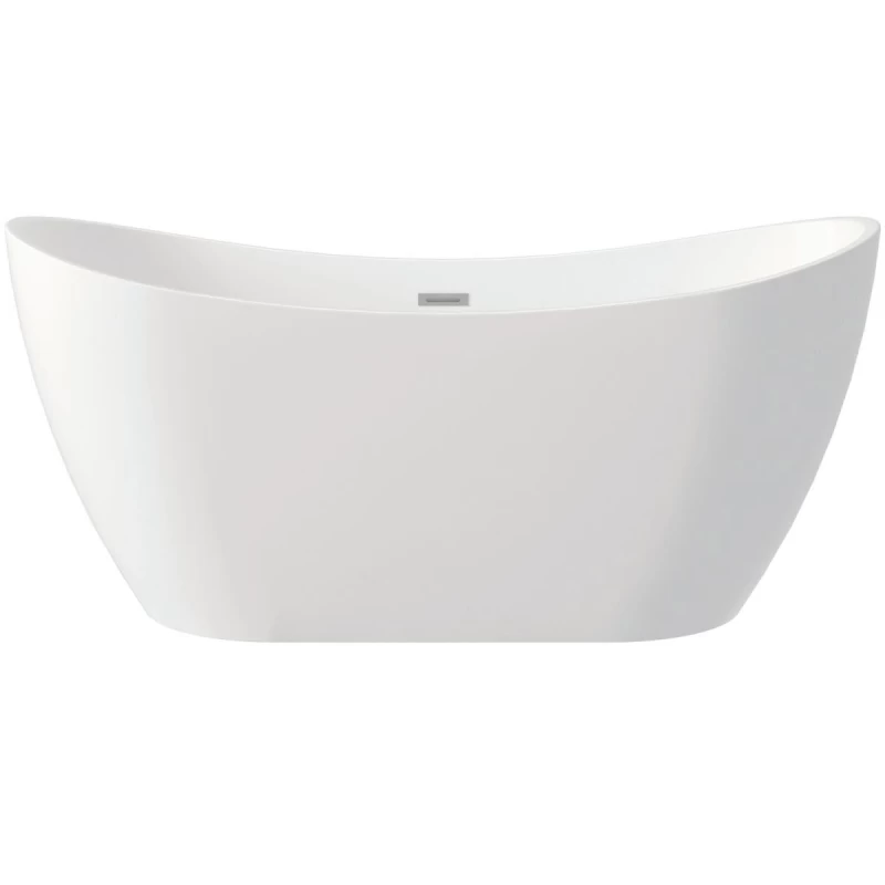 Cada freestanding simetrica Deante Arnika, 150x72 cm, acril alb lucios